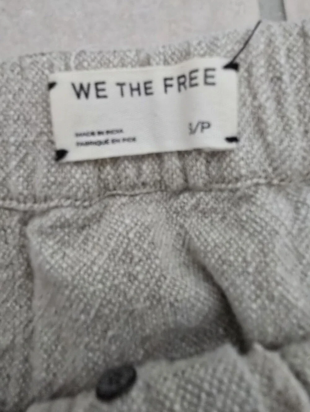 FREE PEOPLE River Canyon Linen Blend Mini Skirt Natural Blogger Fave S NWOT RARE